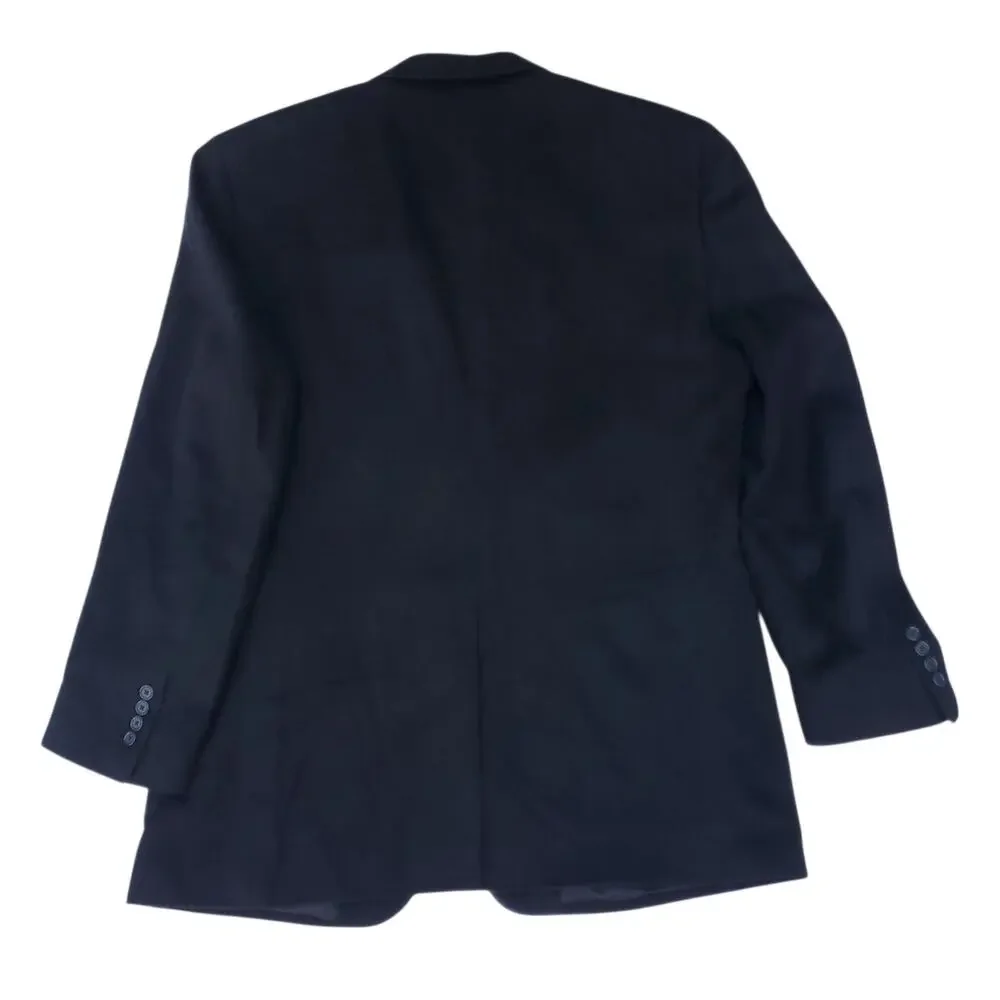 Jos A Bank Black Camel Hair Blazer Jacket Sport Coat Modern Gentleman 44L
